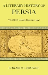 A Literary History of Persia - Edward G. Browne - 9780521116893