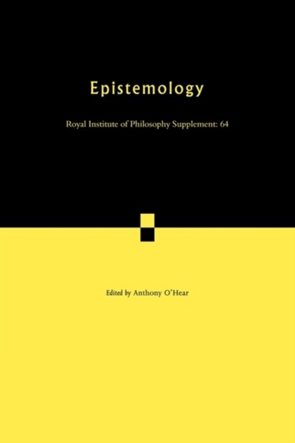 Epistemology, Anthony O'Hear - Paperback - 9780521138581
