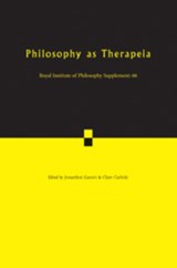 Philosophy as Therapeia - Clare (University of Liverpool) Carlisle ; Jonardon (University of Sussex) Ganeri - 9780521165150