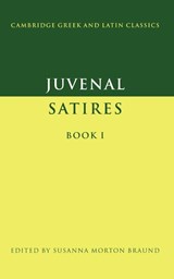 Satires Book I - Braund, Juvenal (ed. Morton & Braund) - 9780521356671
