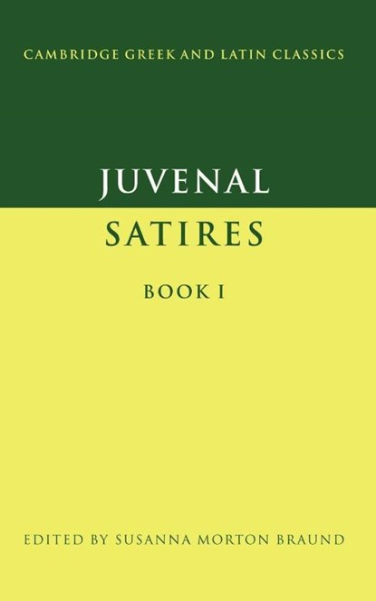 Satires Book I, Braund, Juvenal (ed. Morton & Braund) - Paperback - 9780521356671