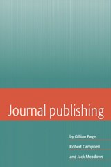 Journal Publishing - Gillian Page ; Robert Campbell ; Jack (Loughborough University) Meadows - 9780521441377
