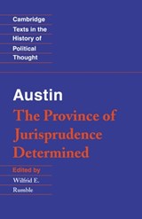 Austin: The Province of Jurisprudence Determined - John Austin - 9780521447560