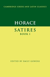 Horace: Satires Book I - Horace - 9780521458511