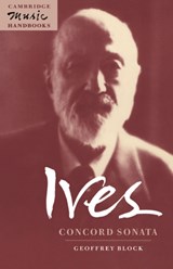 Ives: Concord Sonata - GEOFFREY (UNIVERSITY OF PUGET SOUND,  Washington) Block - 9780521498210