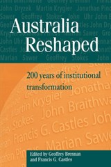 Australia Reshaped - GEOFFREY (AUSTRALIAN NATIONAL UNIVERSITY,  Canberra) Brennan ; Francis G. (University of Edinburgh) Castles - 9780521520751