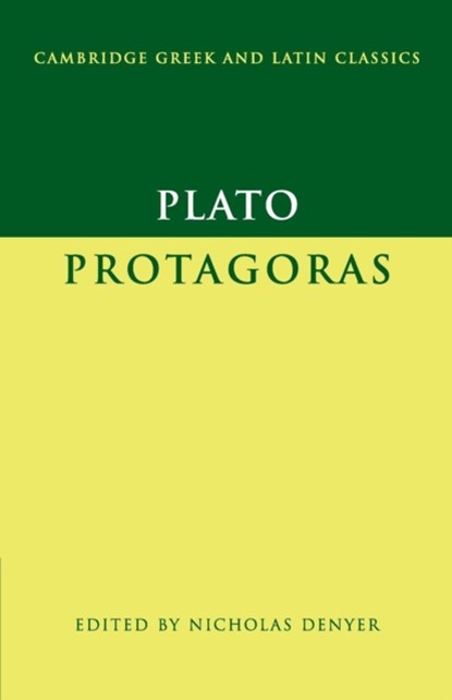Plato: Protagoras, Plato - Paperback - 9780521549691