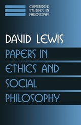 Papers in Ethics and Social Philosophy: Volume 3 - DAVID (PRINCETON UNIVERSITY,  New Jersey) Lewis - 9780521587860