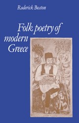 Folk Poetry of Modern Greece - Roderick Beaton - 9780521604208
