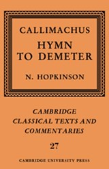 Callimachus: Hymn to Demeter - Callimachus - 9780521604369