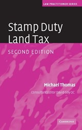 Stamp Duty Land Tax - THOMAS,  Michael - 9780521606325