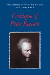 Critique of Pure Reason - Immanuel Kant - 9780521657297