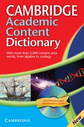Cambridge Academic Content Dictionary Reference Book with CD