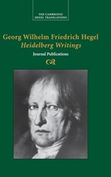 Georg Wilhelm Friedrich Hegel: Heidelberg Writings - Georg Wilhelm Fredrich Hegel - 9780521833004
