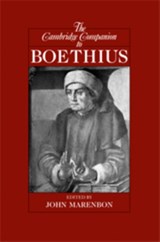 The Cambridge Companion to Boethius - JOHN (TRINITY COLLEGE,  Cambridge) Marenbon - 9780521872669