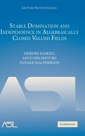 Stable Domination and Independence in Algebraically Closed Valued Fields