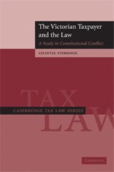 The Victorian Taxpayer and the Law - Chantal (University of Exeter) Stebbings - 9780521899246