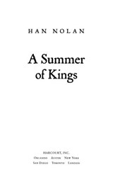 A Summer of Kings - Han Nolan - 9780547351438