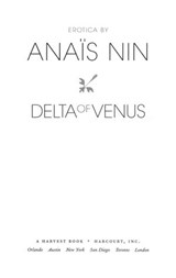Delta Of Venus - Anaïs Nin - 9780547538679