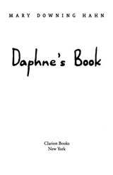 Daphne's Book - Mary Downing Hahn - 9780547562674