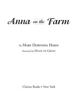 Anna on the Farm - Mary Downing Hahn - 9780547562995