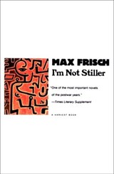 I'm Not Stiller - Max Frisch - 9780547792828