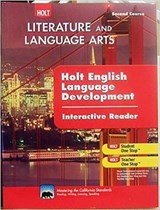 Holt Literature and Language Arts California - Beers - 9780554011622