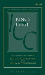 Kings I and II - James A. Montgomery ; Henry Snyder Gehman - 9780567050069