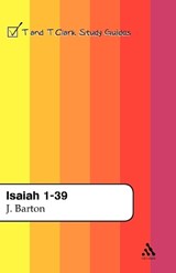 Isaiah 1-39 - John Barton - 9780567084149