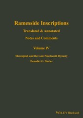 Ramesside Inscriptions, Notes and Comments Volume IV - Merenptah and the Late Nineteenth Dynasty