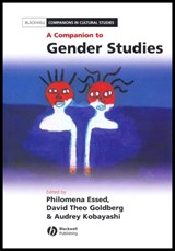 A Companion to Gender Studies - PHILOMENA (UNIVERSITY OF AMSTERDAM) ESSED ; DAVID THEO (UNIVERSITY OF CALIFORNIA,  Irvine) Goldberg ; Audrey (Queen's University, Canada) Kobayashi - 9780631221098