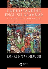 Understanding English Grammar - Ronald Wardhaugh - 9780631232926