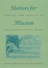 Motives for Allusion - Christopher Alan Reynolds - 9780674010376