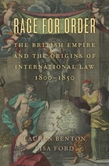 Rage for Order - Lauren Benton ; Lisa Ford - 9780674986855