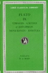 Timaeus. Critias. Cleitophon. Menexenus. Epistles - Plato - 9780674992573