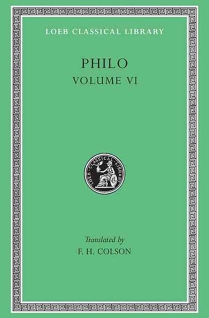 Philo, Volume VI, Philo - Gebonden - 9780674993198
