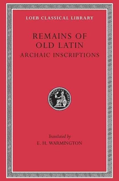 Remains of Old Latin, niet bekend - Gebonden - 9780674993969