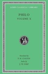 Philo, Volume X - Philo - 9780674994171
