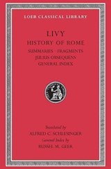 History of Rome, Volume XIV - Livy ; A.C. Schlesinger - 9780674994454