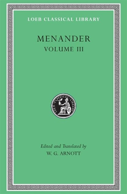 Menander, Volume III, Menander - Gebonden - 9780674995840