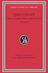 The Lesser Declamations - Quintilian - 9780674996182