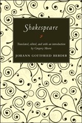 Shakespeare - Johann Gottfried Herder - 9780691242163
