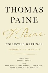 Thomas Paine Collected Writings, Volume 5 - Thomas Paine - 9780691257044