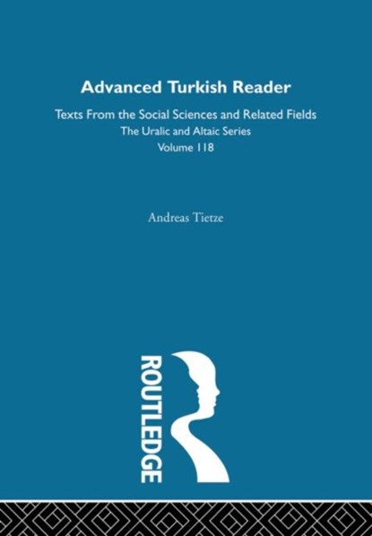 Advanced Turkish Reader, Andreas Tietze - Gebonden - 9780700709182