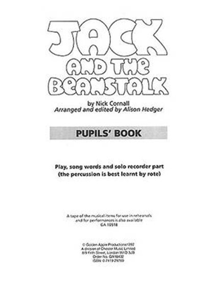 Jack and the Beanstalk, CORNALL,  Nick - Paperback - 9780711929760
