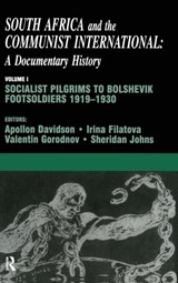 South Africa and the Communist International - Apollon B. Davidson ; Irina Filatova ; Valentin P. Gorodnov ; Sheridan Johns - 9780714652801