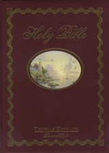 NKJV, Lighting the Way Home Family Bible, Hardcover, Red Letter Edition - Thomas Kinkade - 9780718002435