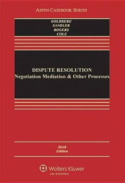 Dispute Resolution, GOLDBERG,  Stephen B. - Gebonden - 9780735507104