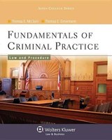 Fundamentals of Criminal Practice - MCCLURE, Thomas E.; Eimermann, Thomas E. - 9780735570948