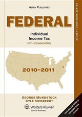 Federal Individual Income Tax With Commentary 2010-2011 - MUNDSTOCK, George - 9780735598577
